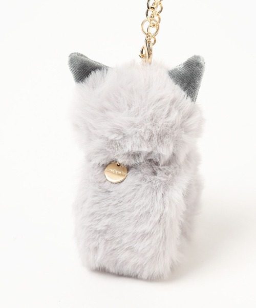 正規品美品ミュウミュウのキーホルダー キーチャーム 猫 ネコチャン