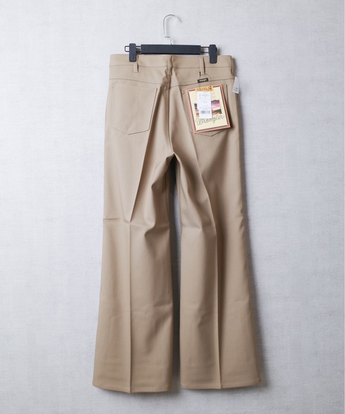 IO(イオ)(イオ)の「Wrangler/ラングラー WRANCHER/ランチャー センタープレス W1190きれいめスラックス フレアードレスパンツ(レングス74㎝)速乾梅雨にも◎(スラックス・メンズ・ブラウン/ブラック/ベージュ/ネイビー・SMALL/MEDIUM/LARGE/X-LARGE)」の20枚目の写真