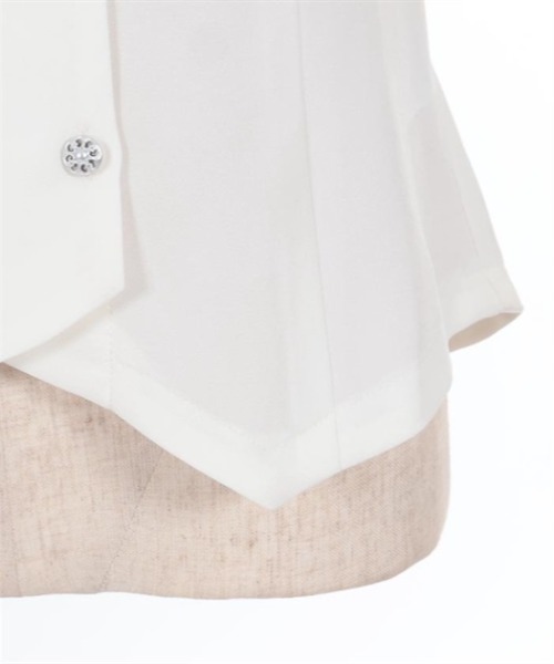 axes femme(アクシーズファム)の「コルセット風開襟ブラウス(シャツ/ブラウス・レディース・ブラック/パープル/ホワイト・FREE)」の13枚目の写真