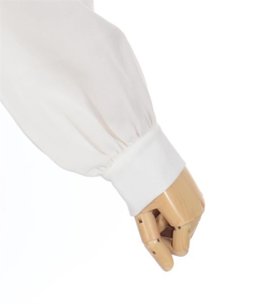 axes femme(アクシーズファム)の「コルセット風開襟ブラウス(シャツ/ブラウス・レディース・ブラック/パープル/ホワイト・FREE)」の16枚目の写真