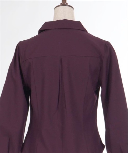 axes femme(アクシーズファム)の「コルセット風開襟ブラウス(シャツ/ブラウス・レディース・ブラック/パープル/ホワイト・FREE)」の22枚目の写真