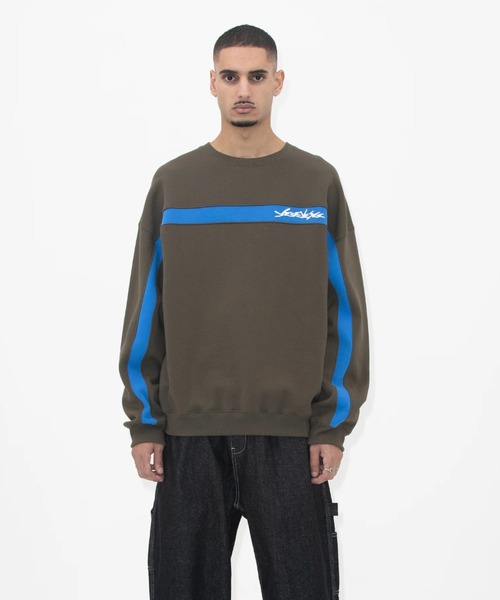 YESEYESEE(イエスアイシー)の「Y.E.S Incision Sweatshirt(スウェット・メンズ・ブラック/カーキ/ネイビー・LARGE/MEDIUM)」の2枚目の写真