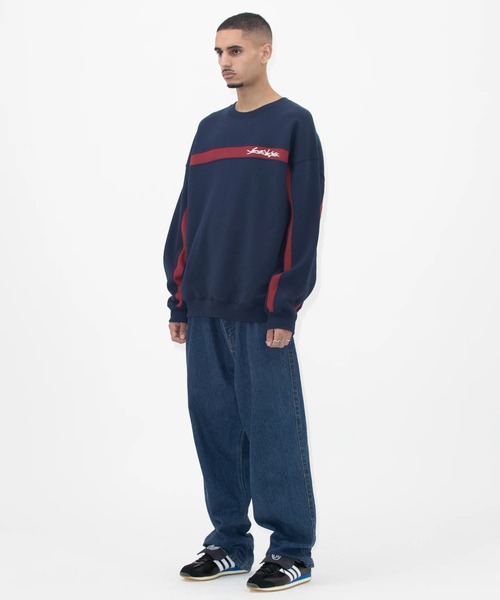 スウェット・トレーナー YESEYESEE YES Stripe Shirts Navy YS241WSHTL01NAV セール】Y.E.S Incision Sweatshirt(スウェット)|YESEYESEE