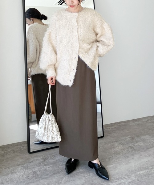 reca(レカ)の「2WAYニットプルオーバー(ニット/セーター・レディース・キナリ/ネイビー/レッド・M)」の17枚目の写真