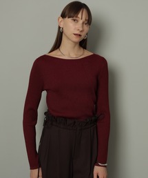 CADUNE（カデュネ）の「ラメボートニット（ニット/セーター）」 - WEAR