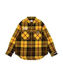 AAPE LONG SLEEVE FLANNEL SHIRT(CHECK)