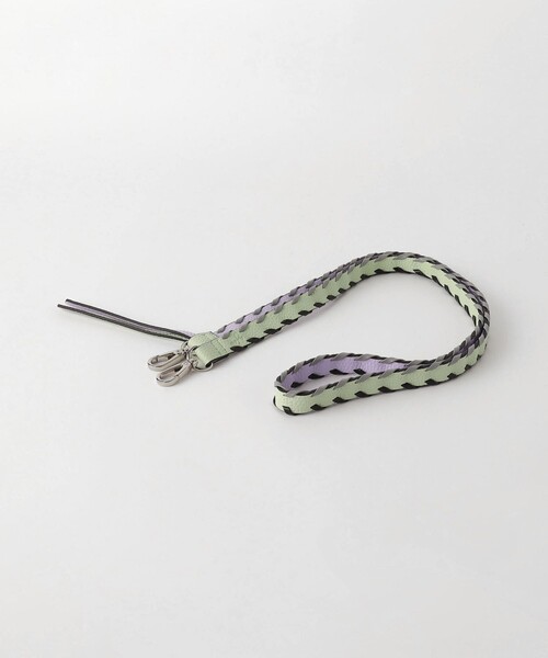 ajew（エジュー）の「＜ajew＞デザイン カラー ショルダーストラップ（スマホグッズ・レディース・ライム/ピンク・FREE）」の2枚目の写真