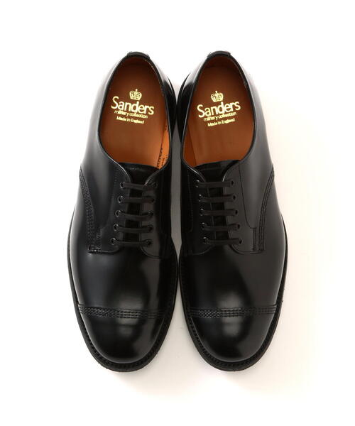 SANDERS（サンダース）の「SANDERS(サンダース） MILITARY DERBY SHOE 1128（ドレスシューズ・メンズ・ブラック・7.5）」の4枚目の写真