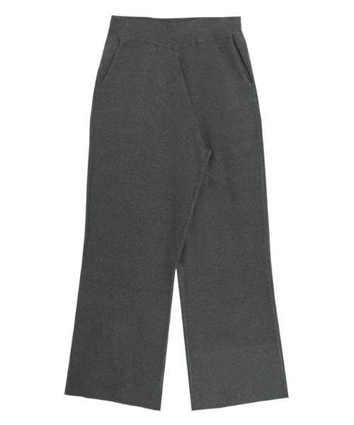 RASW（ラス）の「[RASW]ニットストレートパンツ（その他パンツ・レディース・アイボリー/チャコール・S/M/L）」の13枚目の写真