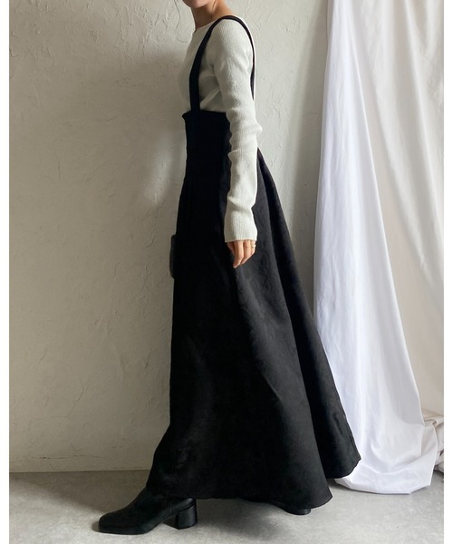 【セール】【低身長向けサイズあり】フロントジップふくれジャガードAラインタックフレアロングジャンパースカートワンピース(ジャンパースカート)|She's Closet(シーズクローゼット) 【セール】【低身長向けサイズあり】フロントジップふくれジャガードAラインタックフレアロングジャンパースカートワンピース(ジャンパースカート)|She's Closet(シーズクローゼット)