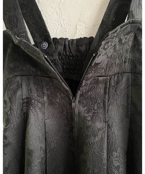 【セール】【低身長向けサイズあり】フロントジップふくれジャガードAラインタックフレアロングジャンパースカートワンピース(ジャンパースカート)|She's Closet(シーズクローゼット) 【セール】【低身長向けサイズあり】フロントジップふくれジャガードAラインタックフレアロングジャンパースカートワンピース(ジャンパースカート)|She's Closet(シーズクローゼット)