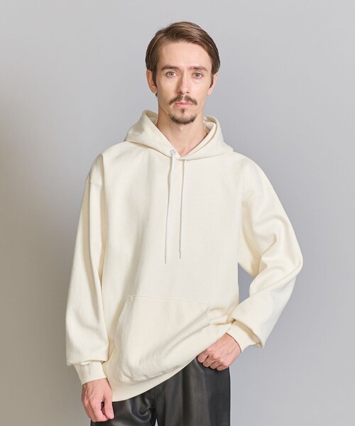 BEAUTY&YOUTH UNITED ARROWS（ビューティーアンドユースユナイテッドアローズ）の「バルキー スウェット フーディ（パーカー・メンズ・ブラック/オフホワイト/ダークブラウン・S/L/M/XL）」の8枚目の写真