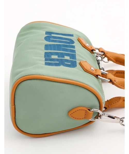 Little sunny bite(リトルサニーバイト)の「【8】【Little Sunny Bite】mini boston 2way bag(ショルダーバッグ・レディース・グリーン・FREE)」の11枚目の写真