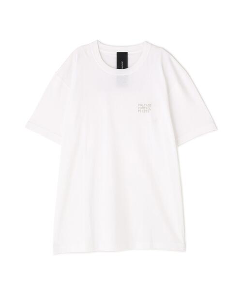 VOLTAGE CONTROL FILTER(ヴォルテージコントロールフィルター)の「VOLTAGE CONTROL FILTER/ヴォルテージコントロールフィルター/212-T027(Tシャツ/カットソー・メンズ・ホワイト/ブラック・L/S/M)」の1枚目の写真