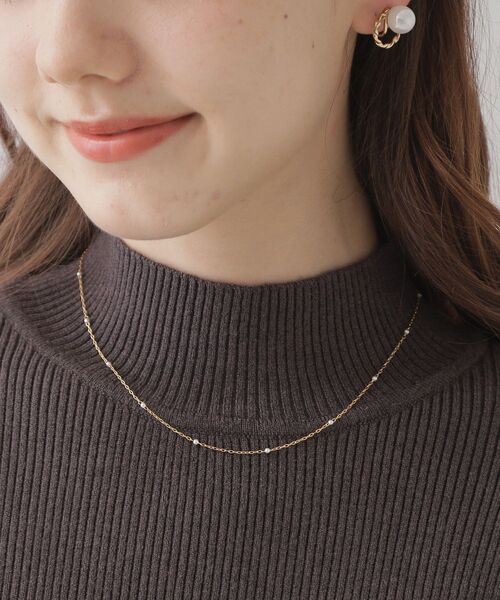 couture brooch（クチュールブローチ）の「◆パール調ゴールドネックレス（ネックレス・レディース・ゴールド・00）」の6枚目の写真