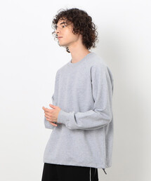 Purple&Yellow（パープルアンドイエロー）の「ドローストリングラグランプルオーバー（スウェット）」