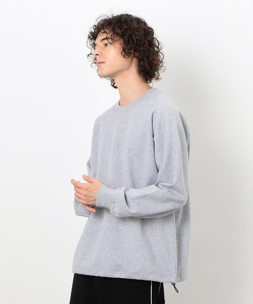 Purple&Yellow（パープルアンドイエロー）の「ドローストリングラグランプルオーバー（スウェット・メンズ・ブラック/ホワイト/グレー・SMALL/MEDIUM/LARGE）」の3枚目の写真