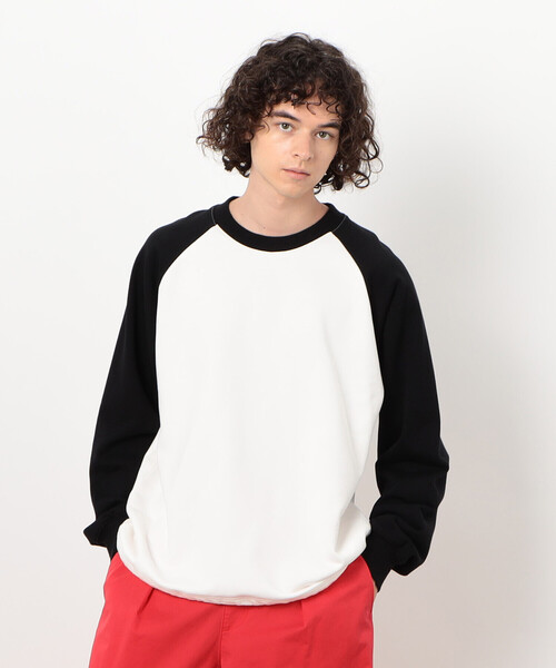 Purple&Yellow（パープルアンドイエロー）の「ドローストリングラグランプルオーバー（スウェット・メンズ・ブラック/ホワイト/グレー・SMALL/MEDIUM/LARGE）」の5枚目の写真