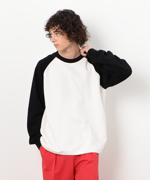 Purple&Yellow（パープルアンドイエロー）の「ドローストリングラグランプルオーバー（スウェット・メンズ・ブラック/ホワイト/グレー・SMALL/MEDIUM/LARGE）」の6枚目の写真