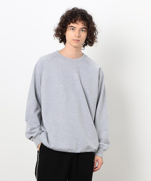 Purple&Yellow（パープルアンドイエロー）の「ドローストリングラグランプルオーバー（スウェット・メンズ・ブラック/ホワイト/グレー・SMALL/MEDIUM/LARGE）」の10枚目の写真