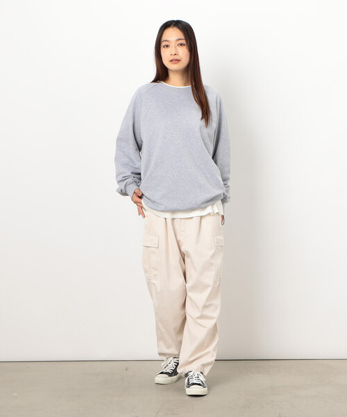 Purple&Yellow（パープルアンドイエロー）の「ドローストリングラグランプルオーバー（スウェット・メンズ・ブラック/ホワイト/グレー・SMALL/MEDIUM/LARGE）」の11枚目の写真