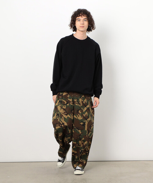 Purple&Yellow（パープルアンドイエロー）の「ドローストリングラグランプルオーバー（スウェット・メンズ・ブラック/ホワイト/グレー・SMALL/MEDIUM/LARGE）」の14枚目の写真