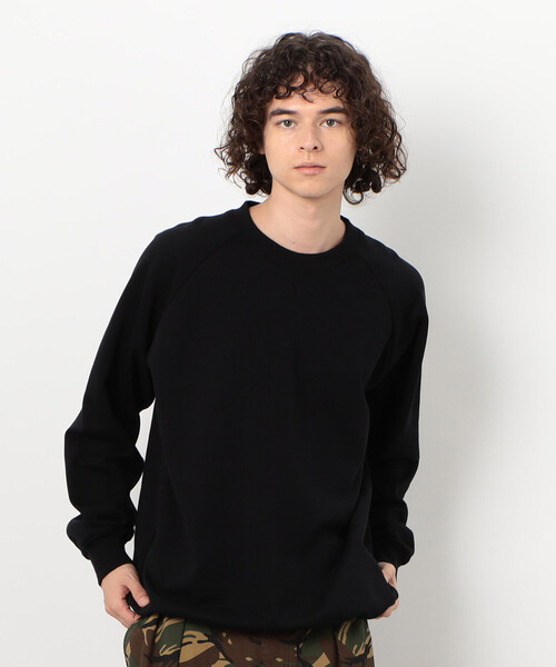 Purple&Yellow（パープルアンドイエロー）の「ドローストリングラグランプルオーバー（スウェット・メンズ・ブラック/ホワイト/グレー・SMALL/MEDIUM/LARGE）」の15枚目の写真