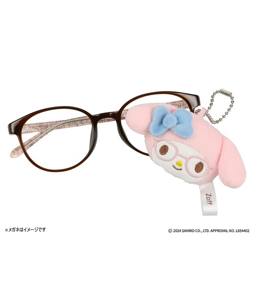 Zoff（ゾフ）の「【シナモロール モデル】マスコットクリーナー｜Zoff｜Sanrio Characters（メガネ・レディース・ブラック/ホワイト/ピンク・FREE）」の3枚目の写真