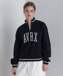 AVIREX | 《直営店限定》LINE RIB LOGO SWEAT/ラインリブ ロゴスウェット(スウェット)