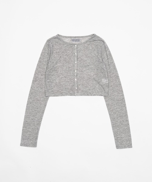 今年も話題の Long sleeve cardigan/ロングスリーブカットカーディガン sheer トップス