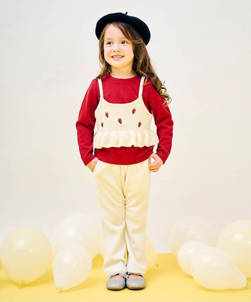 apres les cours（アプレレクール）の「リボンストラップパンプス（パンプス・キッズ・アイボリー/シルバー・16/15 /14/20/19/18/17）」の10枚目の写真