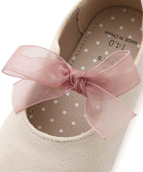 apres les cours（アプレレクール）の「リボンストラップパンプス（パンプス・キッズ・アイボリー/シルバー・16/15 /14/20/19/18/17）」の20枚目の写真