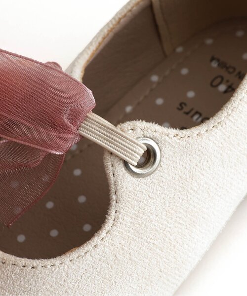 apres les cours（アプレレクール）の「リボンストラップパンプス（パンプス・キッズ・アイボリー/シルバー・16/15 /14/20/19/18/17）」の21枚目の写真