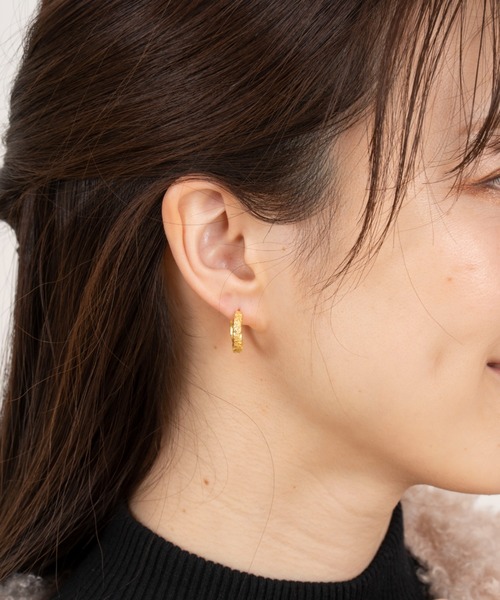 Rivel(リヴェル)の「【SHAN SHAN】フープ ピアス Tania(ピアス(両耳用)・レディース・ゴールド・FREE)」の6枚目の写真