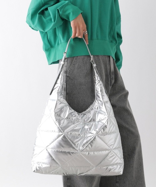 LEPSIM（レプシィム）の「キルティングワンショルダー　282269（ショルダーバッグ・レディース・ブラック/シルバー・ONE SIZE）」の11枚目の写真