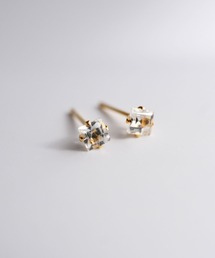 SARINOHANA/天然石スクエアピアス/サージカルステンレス