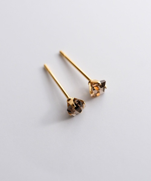 CERCA(チェルカ)の「SARINOHANA/天然石スクエアピアス/サージカルステンレス(ピアス(両耳用)・レディース・B/C/D/E/A・FREE)」の8枚目の写真