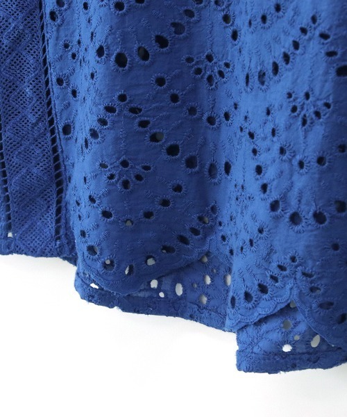 チチカカ（チチカカ）の「Shanti Shanti リカーモ2WAYプルオーバー【WEB限定】（シャツ/ブラウス・レディース・ブルー/チャコールグレー/オリーブ・FREE）」の16枚目の写真