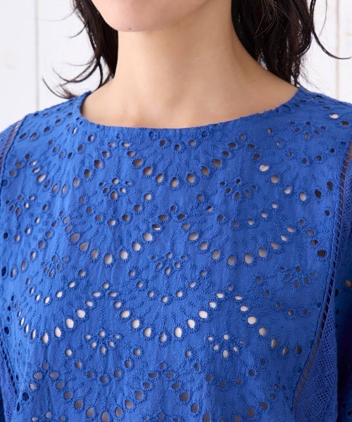 チチカカ（チチカカ）の「Shanti Shanti リカーモ2WAYプルオーバー【WEB限定】（シャツ/ブラウス・レディース・ブルー/チャコールグレー/オリーブ・FREE）」の20枚目の写真