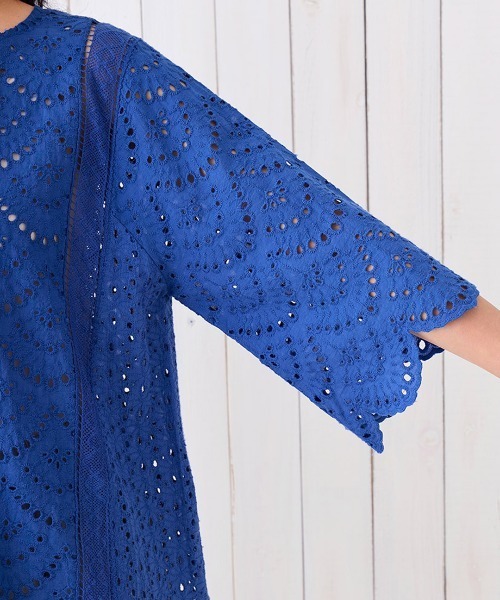 チチカカ（チチカカ）の「Shanti Shanti リカーモ2WAYプルオーバー【WEB限定】（シャツ/ブラウス・レディース・ブルー/チャコールグレー/オリーブ・FREE）」の21枚目の写真