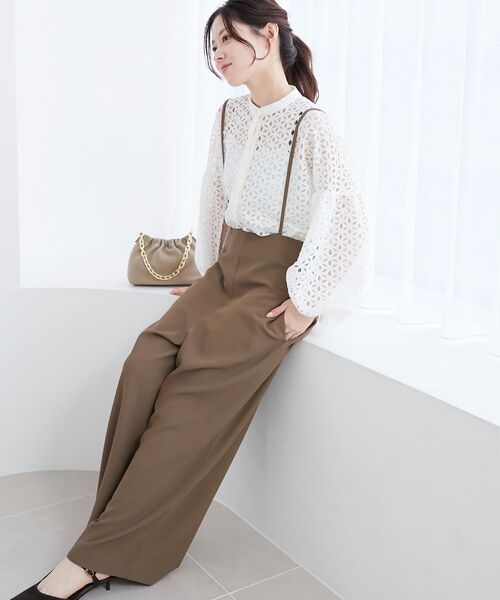 le.coeur blanc（ルクールブラン）の「TORRAZZO DONNA 別注レースブラウス（シャツ/ブラウス・レディース・ホワイト/ブラック・38）」の21枚目の写真