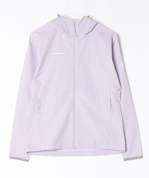 Mammut（マムート）の「グラナイト ソフトシェル フーデッド ジャケット アジアンフィット ウィメン / GRANITE SO Hooded Jacket AF Women（マウンテンパーカー・レディース・ブラック/ライラック・SMALL/MEDIUM/LARGE）」の13枚目の写真