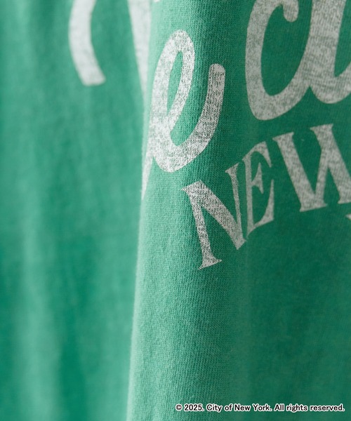 GOOD ROCK SPEED(グッドロックスピード)の「GOOD ROCK SPEED/グッドロックスピード NYC Tshirts Tシャツ(Tシャツ/カットソー・メンズ・ホワイト/グリーン・M/S/L)」の4枚目の写真