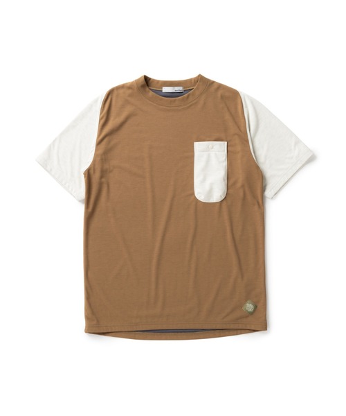narifuri(ナリフリ)の「NFC comfortable Tシャツ(Tシャツ/カットソー・メンズ・ミックスグレー/カーキ/ブラウン系・SMALL/MEDIUM/LARGE/X-LARGE)」の6枚目の写真