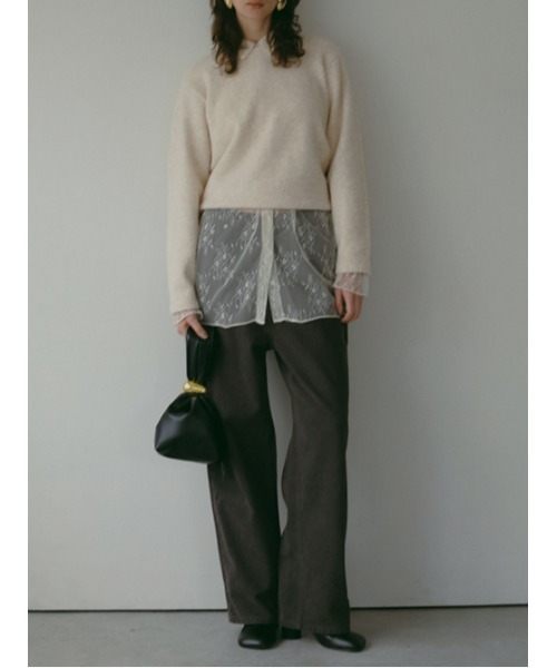 AMAIL(アマイル)の「COLOR デニムパンツ(デニムパンツ・レディース・ブラウン/ピンク・S/M)」の18枚目の写真