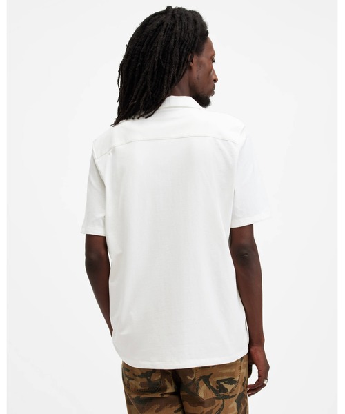 ALLSAINTS(オールセインツ)の「HUDSON RELAXED FIT RAMSKULL SHIRT | HUDSON リラックス フィット ラムスカル シャツ(シャツ/ブラウス・メンズ・ホワイト系その他・S/M/L/XL/XS)」の15枚目の写真