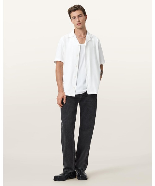 ALLSAINTS(オールセインツ)の「HUDSON RELAXED FIT RAMSKULL SHIRT | HUDSON リラックス フィット ラムスカル シャツ(シャツ/ブラウス・メンズ・ホワイト系その他・S/M/L/XL/XS)」の5枚目の写真