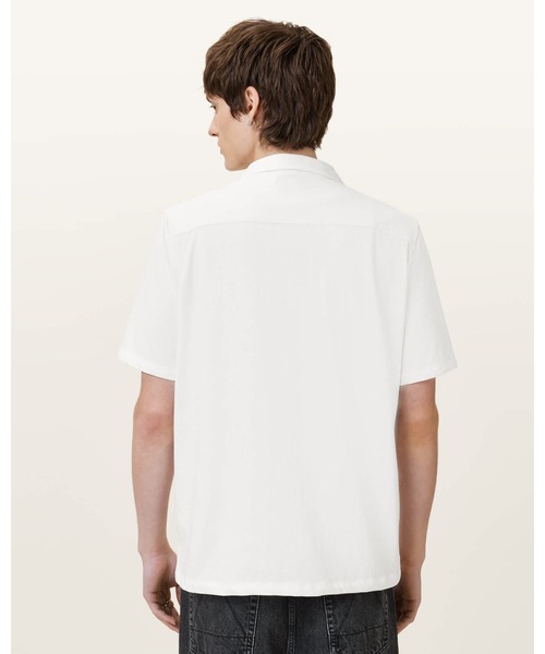ALLSAINTS(オールセインツ)の「HUDSON RELAXED FIT RAMSKULL SHIRT | HUDSON リラックス フィット ラムスカル シャツ(シャツ/ブラウス・メンズ・ホワイト系その他・S/M/L/XL/XS)」の9枚目の写真
