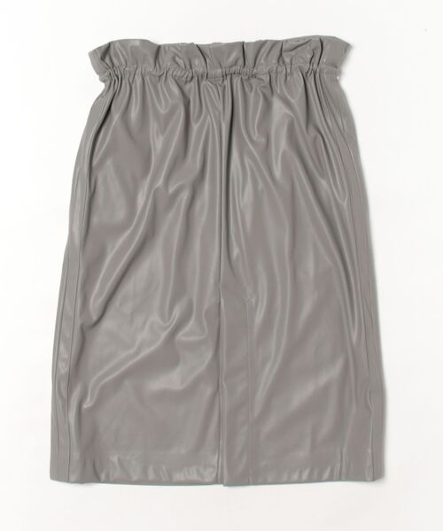 DRESSLAVE（ドレスレイブ）の「drawstring smooth leather like skirt(ドローストリングスムースレザーライクスカート)（スカート・レディース・ブラウン/グレー・38）」の19枚目の写真