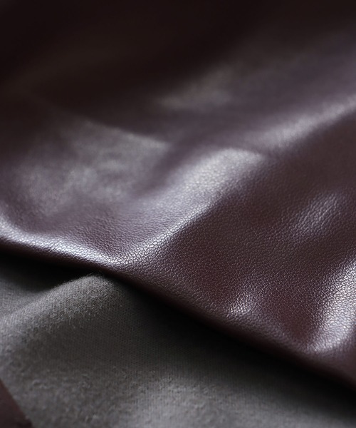 DRESSLAVE（ドレスレイブ）の「drawstring smooth leather like skirt(ドローストリングスムースレザーライクスカート)（スカート・レディース・ブラウン/グレー・38）」の17枚目の写真